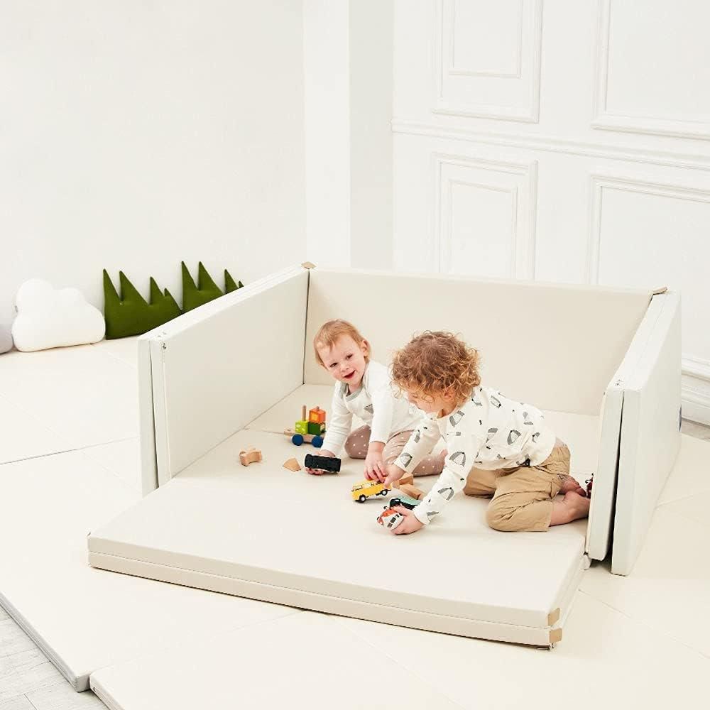 アルジップ(ALZIP) ベビーマット (140×152×60cm)  ベビーサークル アルジップマット(ALZIPMAT)【6ヵ月目以降はいつでも返却可能】