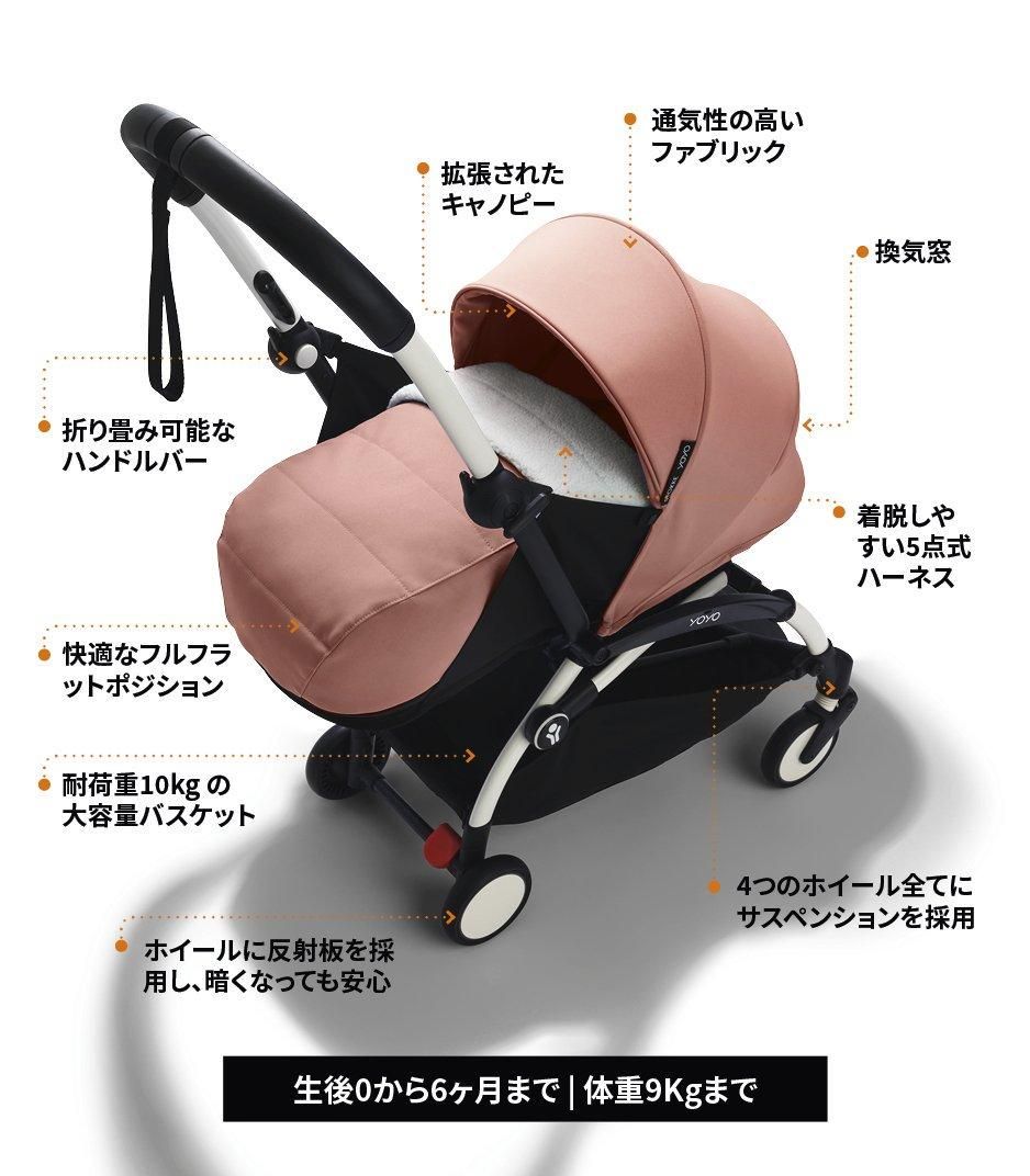 ヨーヨー 3 0+ (YOYO 3 0+) A型ベビーカー ストッケ(STOKKE)【3ヵ月目以降はいつでも返却可能】