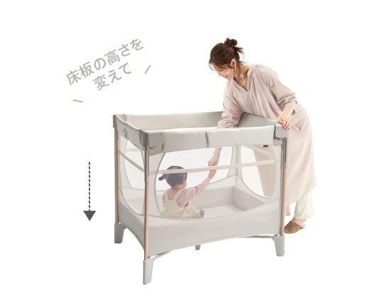 ココネル エアー リュクス ミニサイズ・コンパクトベビーベッド アップリカ(Aprica)【6ヵ月目以降はいつでも返却可能】