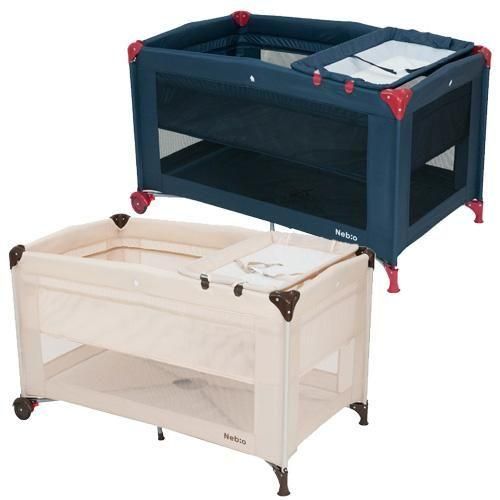 スリープ (Sleep) (125×74×76cm) メッシュ製ベビーサークル ネビオ(nebio)【6ヵ月目以降はいつでも返却可能】