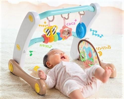 うちの赤ちゃん世界一 スマート知育ジム&ウォーカー ベビージム ピープル(People)【6ヵ月目以降はいつでも返却可能】