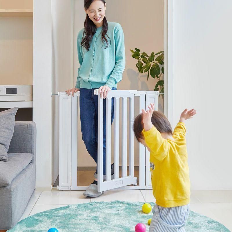 LDK-STYLE 2 (追加フレーム2個付) 67〜95cm幅に対応 つっぱりタイプベビーゲート カトージ(KATOJI)【6ヵ月目以降はいつでも返却可能】