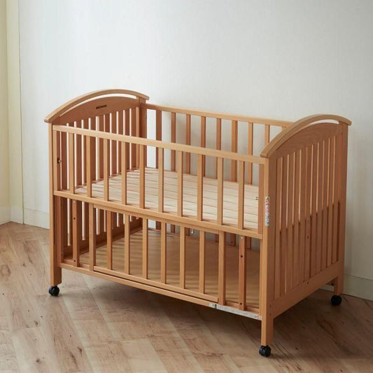 ベビーベッド (収納棚付き) レギュラーサイズベビーベッド ミキハウス(MIKI HOUSE)【6ヵ月目以降はいつでも返却可能】