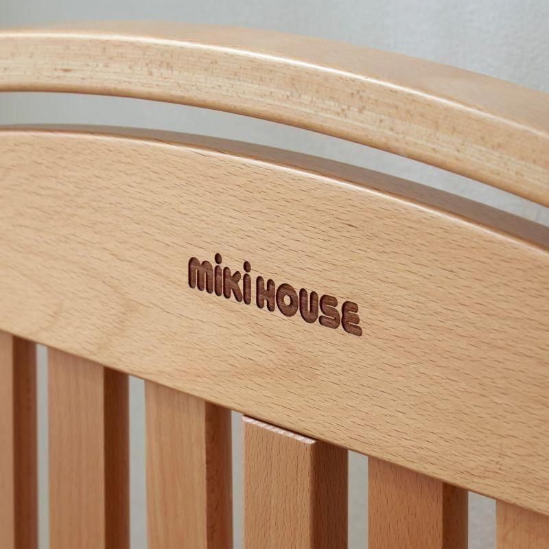 ベビーベッド (収納棚付き) レギュラーサイズベビーベッド ミキハウス(MIKI HOUSE)【6ヵ月目以降はいつでも返却可能】