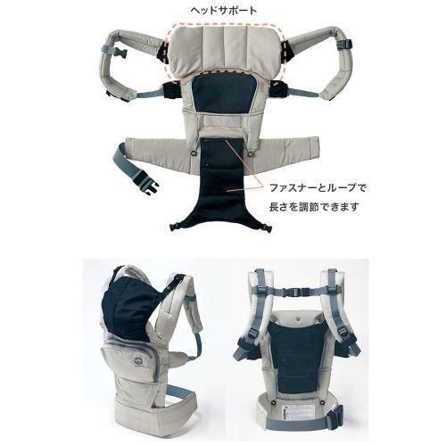 抱っこひも ＜安全ベスト・ヘッドサポート付き＞ 抱っこ紐・おんぶ紐 ナップナップ(napnap)【6ヵ月目以降はいつでも返却可能】