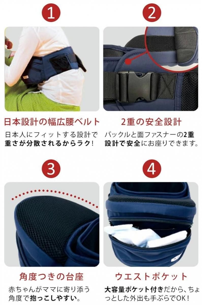 ベーシック ダブルショルダーセット 抱っこ紐・おんぶ紐 ポルバン(POLBAN)【6ヵ月目以降はいつでも返却可能】