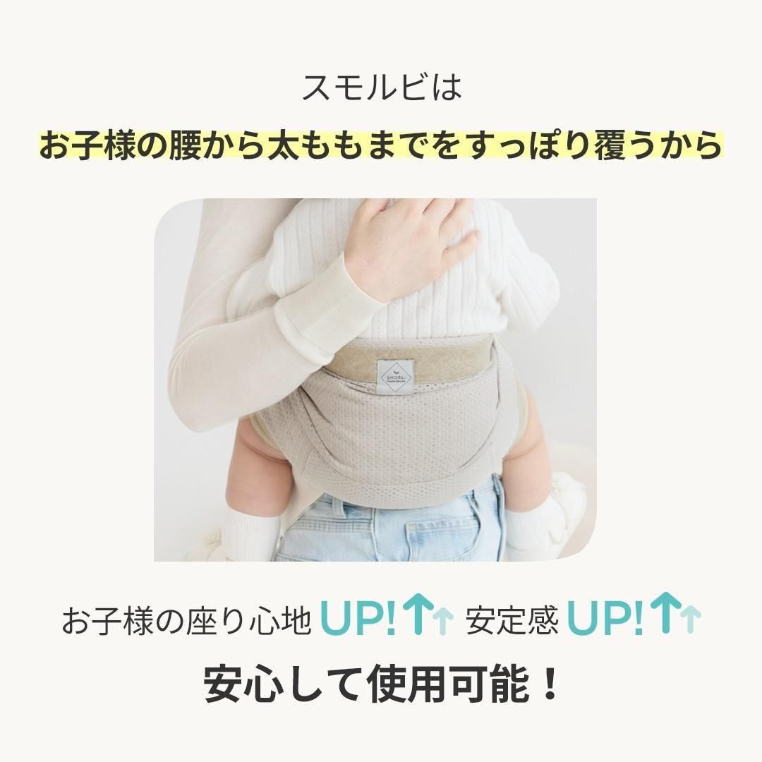 かるがるメッシュスリング抱っこ紐 抱っこ紐・おんぶ紐 スモルビ(SMORbi)【6ヵ月目以降はいつでも返却可能】