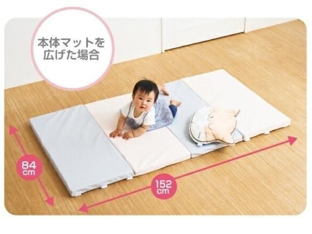 しっかりクッションマット ミニ プレイマット 西松屋／アカチャンホンポ／ベビーザらス【6ヵ月目以降はいつでも返却可能】