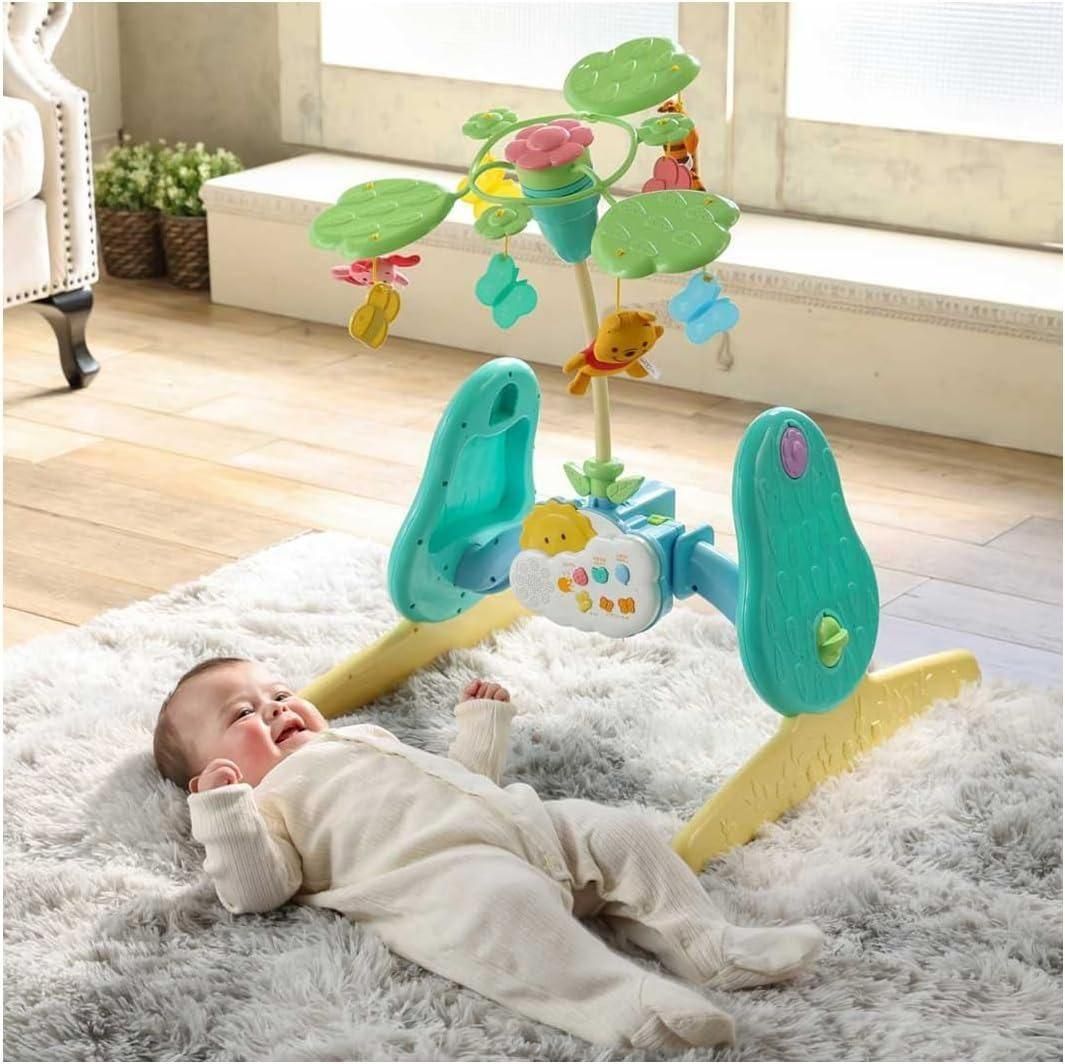 えらべる回転6WAY ジムにへんしんメリー プラス くまのプーさん ベッドメリー タカラトミー(TAKARA TOMY)【6ヵ月目以降はいつでも返却可能】