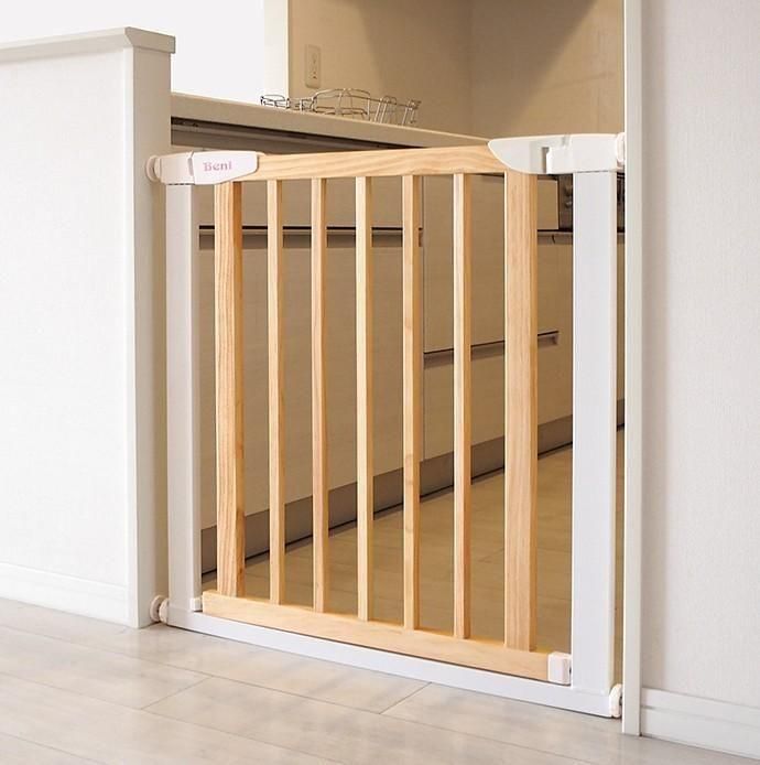 スタイリッシュゲート Beni Wood WIDE つっぱりタイプベビーゲート ジェー・ティー・シー(JTC)【6ヵ月目以降はいつでも返却可能】