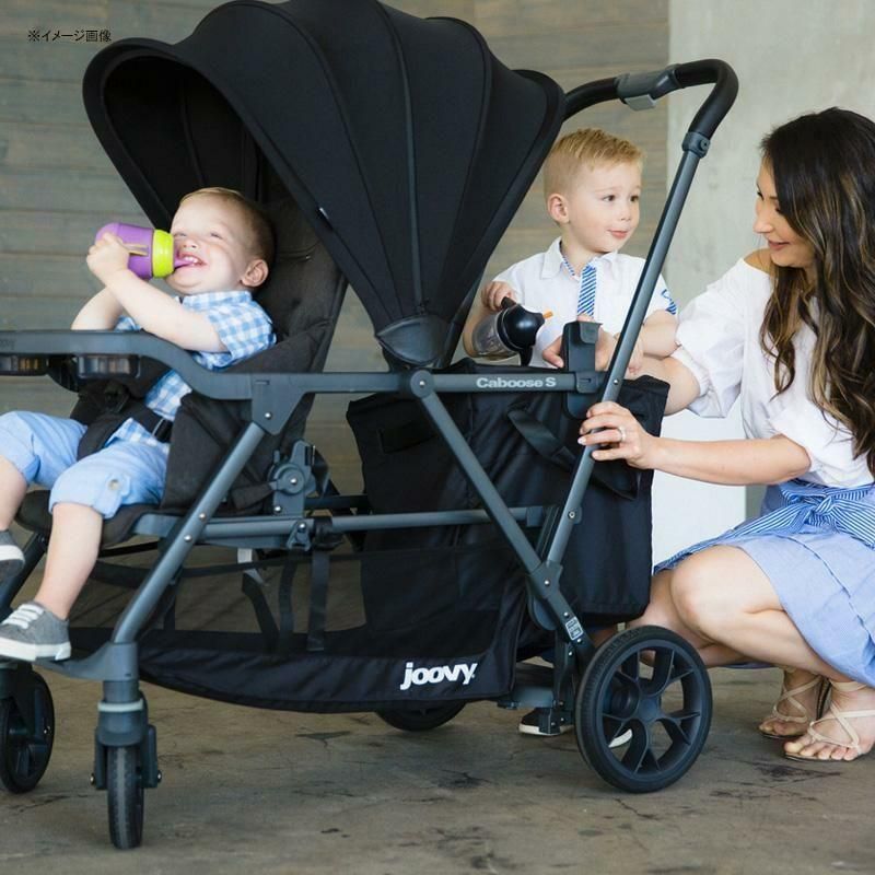 カブース S 二人乗り・双子用ベビーカー ジュ—ビー(Joovy)【3ヵ月目以降はいつでも返却可能】