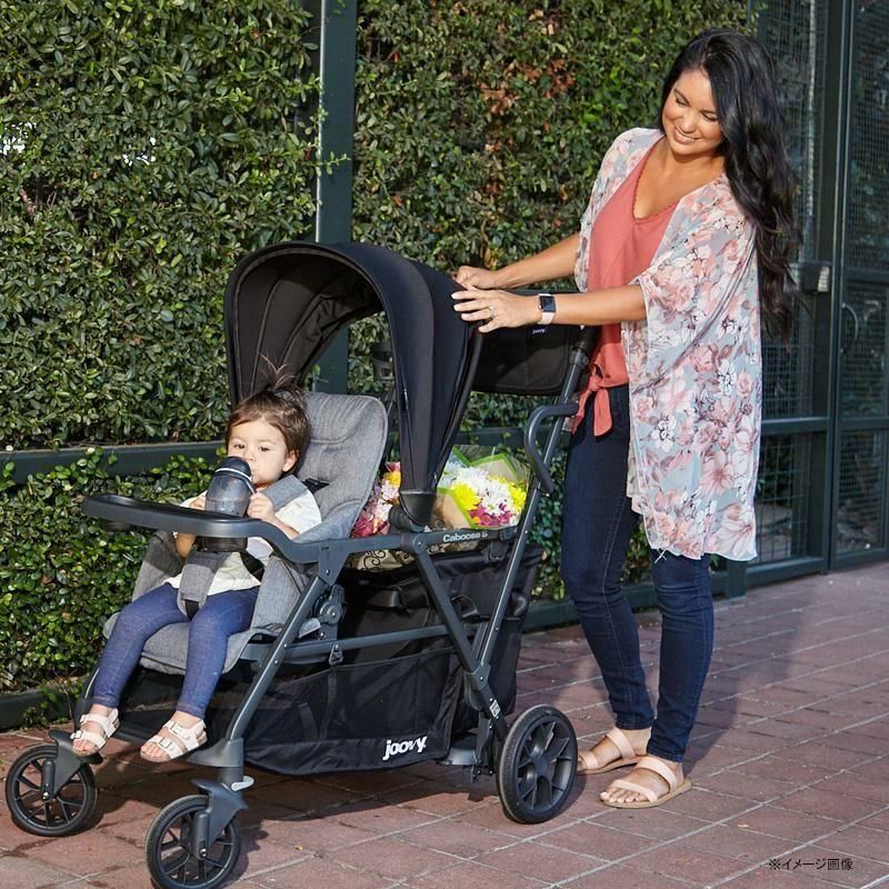 カブース S 二人乗り・双子用ベビーカー ジュ—ビー(Joovy)【3ヵ月目以降はいつでも返却可能】