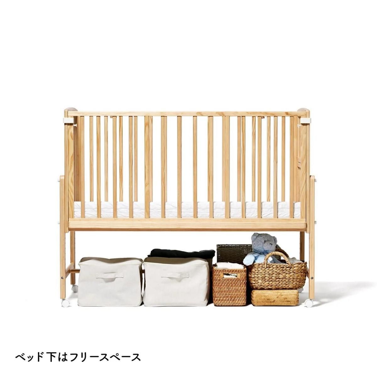 そいねーる AD ラージ （マットレス付き） レギュラーサイズベビーベッド 大和屋(Yamatoya)【6ヵ月目以降はいつでも返却可能】
