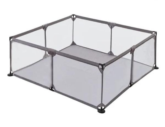 四角いベビーサークル 特大サイズ (164×164×66cm) メッシュ製ベビーサークル スマートエンジェル(SmartAngel)【6ヵ月目以降はいつでも返却可能】