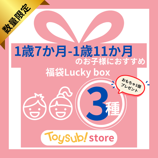✨新春セール✨1歳7か月~1歳11か月のお子様におすすめのLucky boxI【お楽しみ3種】＋1