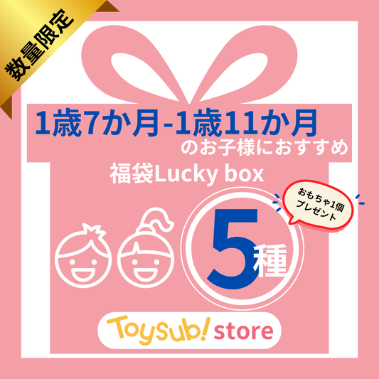 ✨新春セール✨1歳7か月~1歳11か月のお子様におすすめのLucky boxJ【お楽しみ5種】＋1