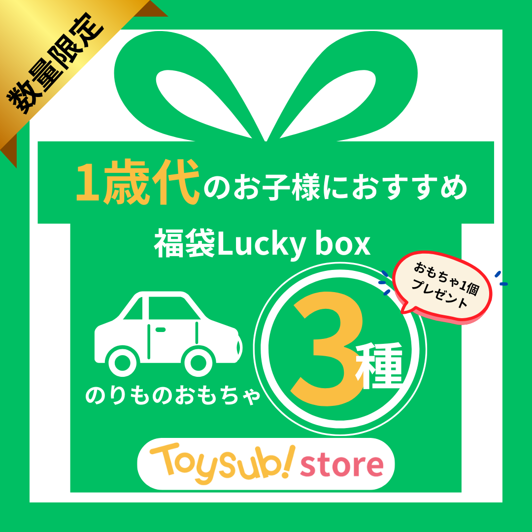 ✨新春セール✨のりものおもちゃが大好きなお子様におすすめのLucky box【お楽しみ3種】＋1