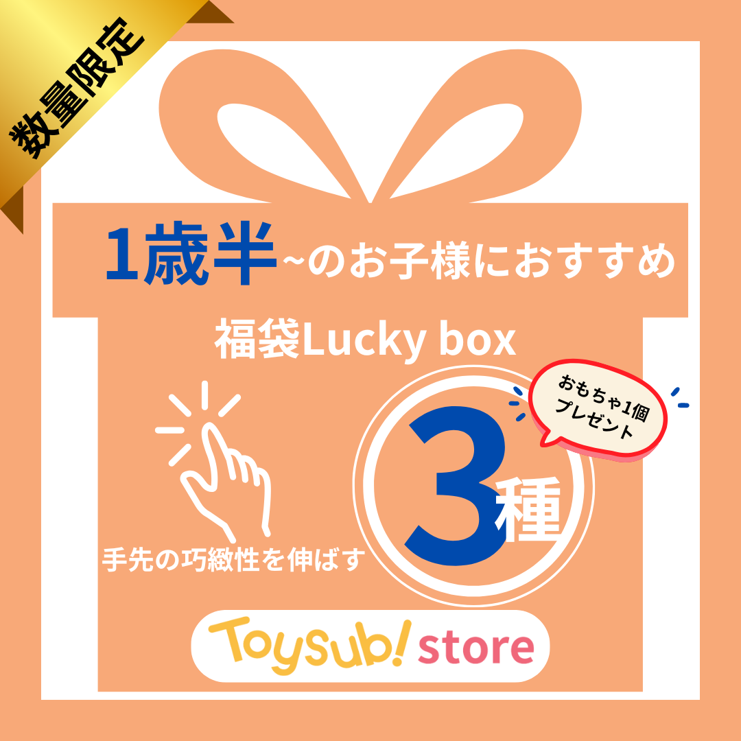✨新春セール✨1歳半頃からおすすめ☆手先の巧緻性を伸ばすおもちゃセット【お楽しみ3種】＋1
