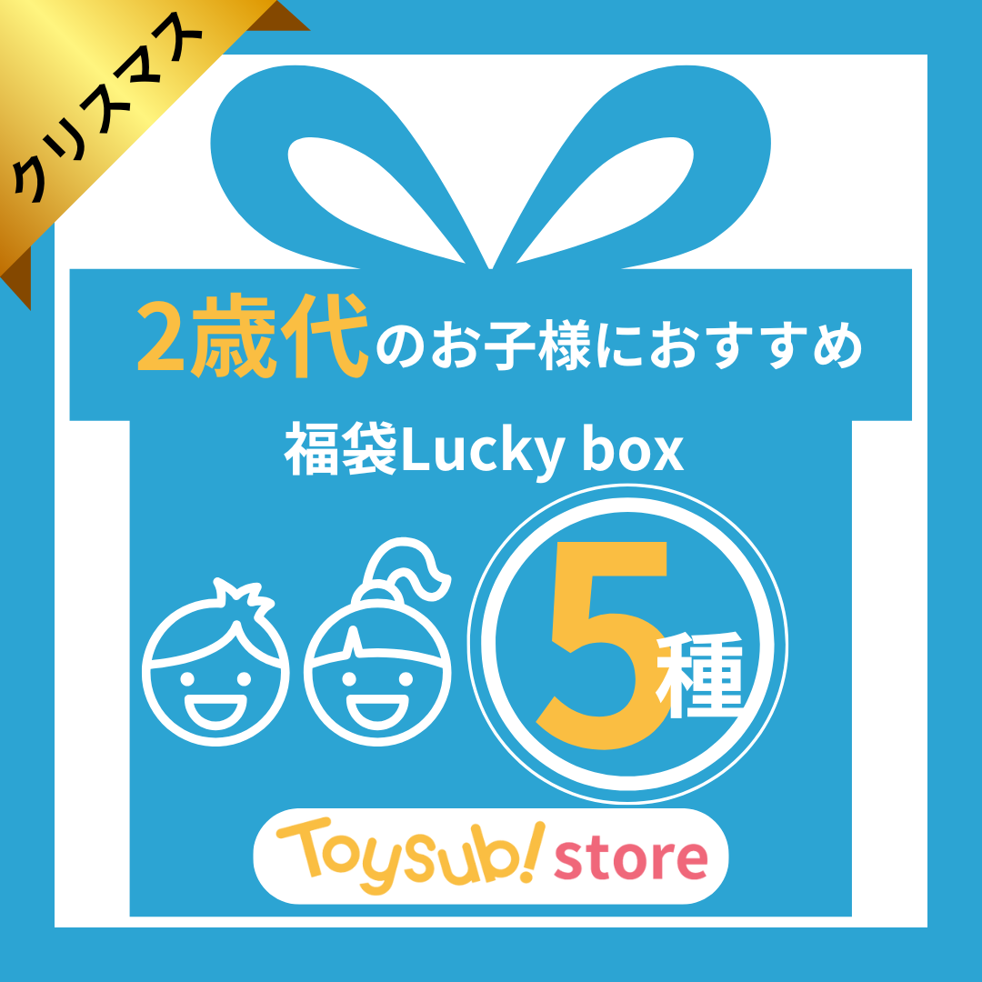 【クリスマスセール!】2歳代のお子様におすすめのLucky box【お楽しみ5種】+1