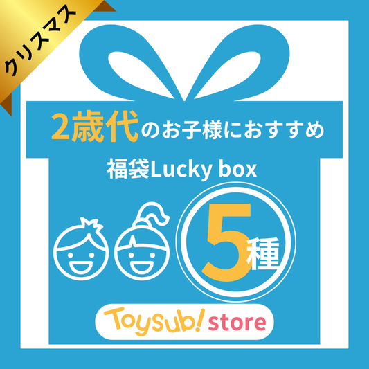 【クリスマスセール!】2歳代のお子様におすすめのLucky box【お楽しみ5種】+1