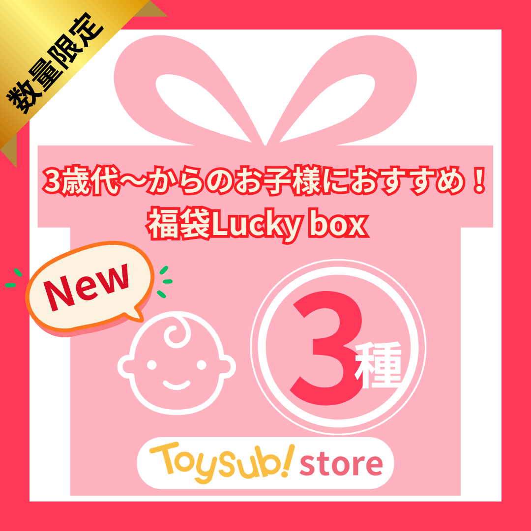 ✨福袋✨【数量限定！】3歳代～おすすめのおもちゃLucky boxM【お楽しみ3種】