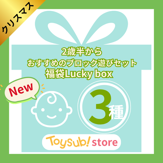 ✨新商品✨【数量限定！】Lucky box_3種    2歳半からおすすめのブロック遊びセット