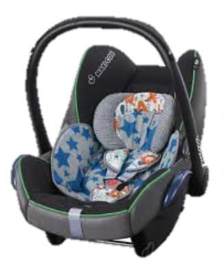 カブリオフィックス（ブルー・グリーン・イエロー系） マキシコシ(Maxi-Cosi) ベビーシート【3ヵ月目以降はいつでも返却可能】