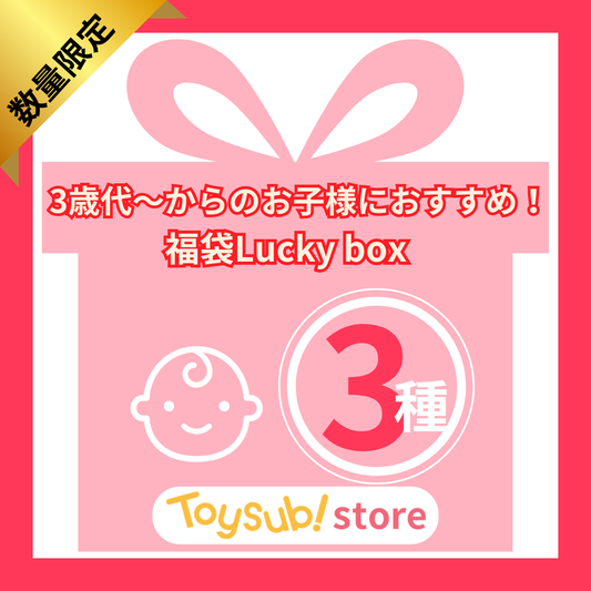 ✨福袋✨【数量限定！】3歳代～おすすめのおもちゃLucky boxM【お楽しみ3種】