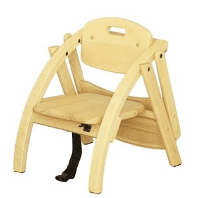 アーチ木製 ローチェア 大和屋(Yamatoya) ベビーチェア【6ヵ月目以降はいつでも返却可能】