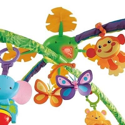 レインフォレスト デラックスジム フィッシャープライス(FisherPrice) ベビージム【6ヵ月目以降はいつでも返却可能】