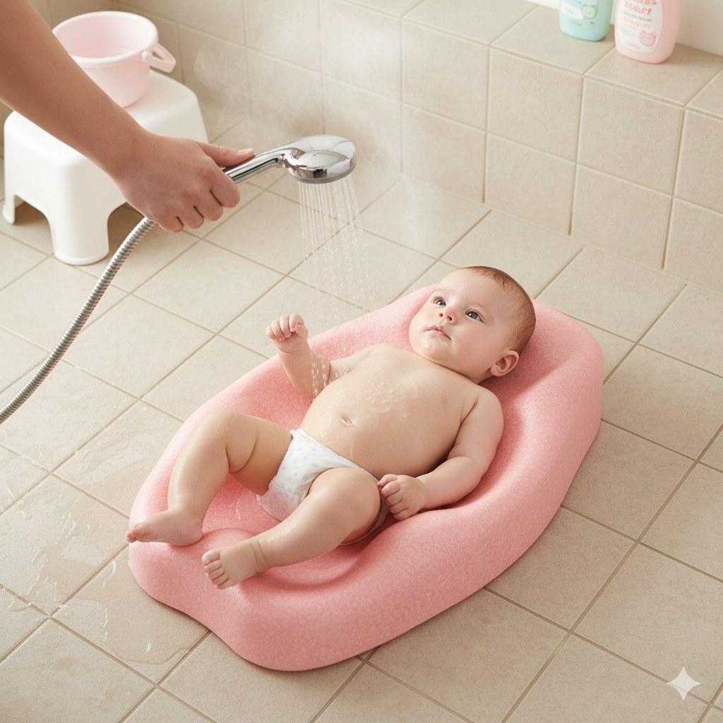 ひんやりしないおふろマット R リッチェル(Richell) ベビーバス【3ヵ月目以降はいつでも返却可能】