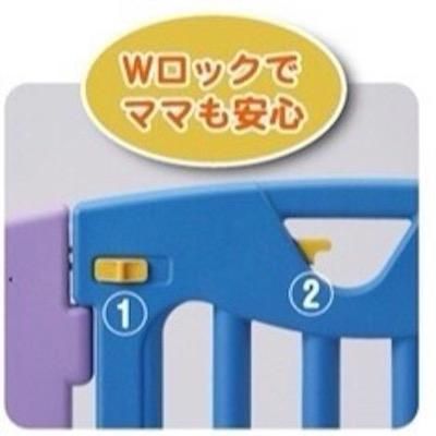 ミュージカルキッズランド スクエア (124×124×61) プラスチック製ベビーサークル 日本育児【6ヵ月目以降はいつでも返却可能】