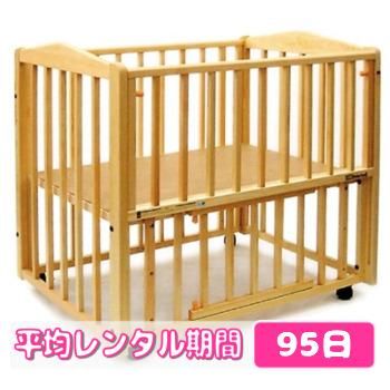 happiness ミニベビーベッドプリンプリン ヤトミ(YATOMI) ミニサイズ/コンパクトベビーベッド【6ヵ月目以降はいつでも返却可能】